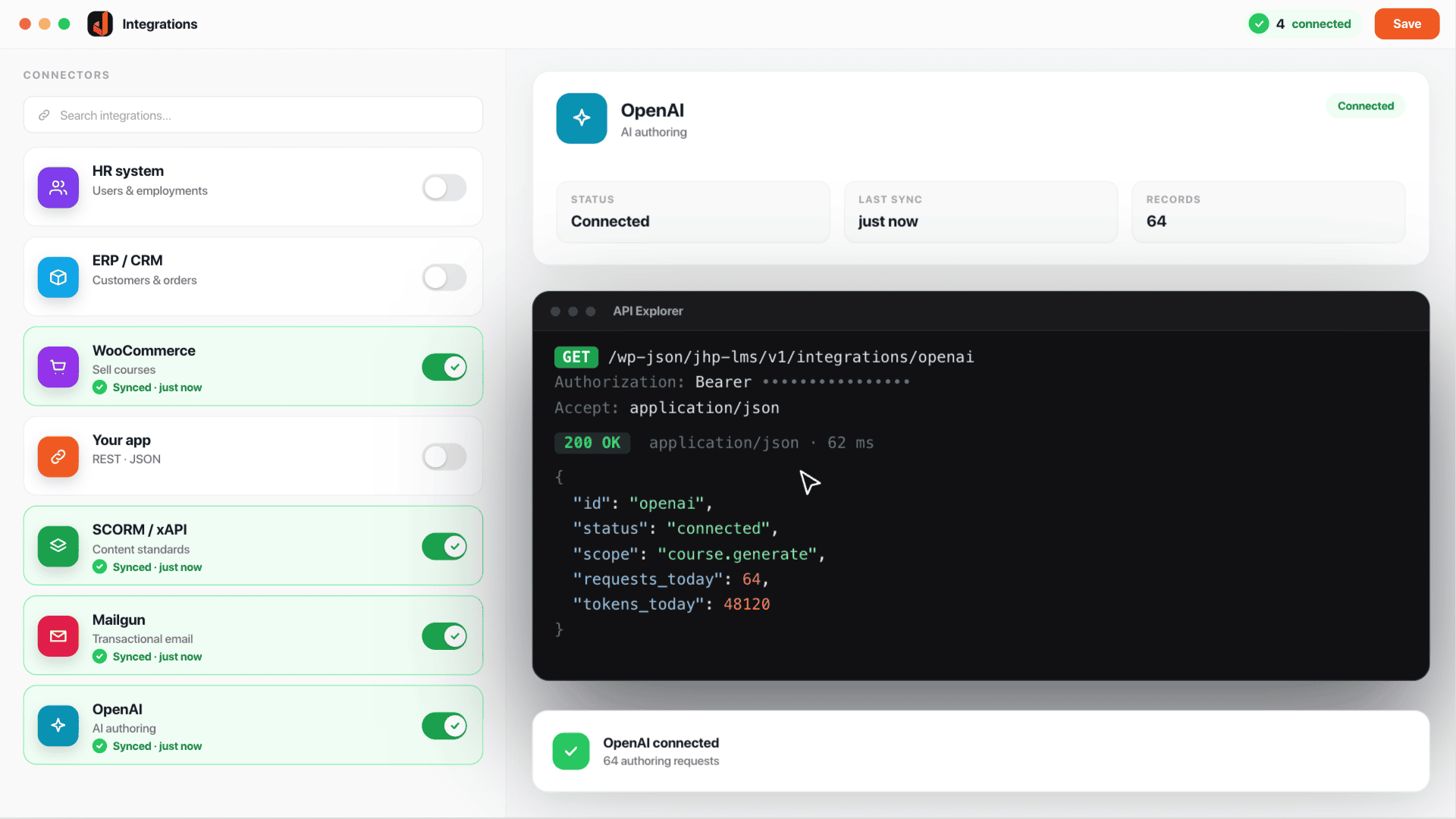Jahopp integrations product animation